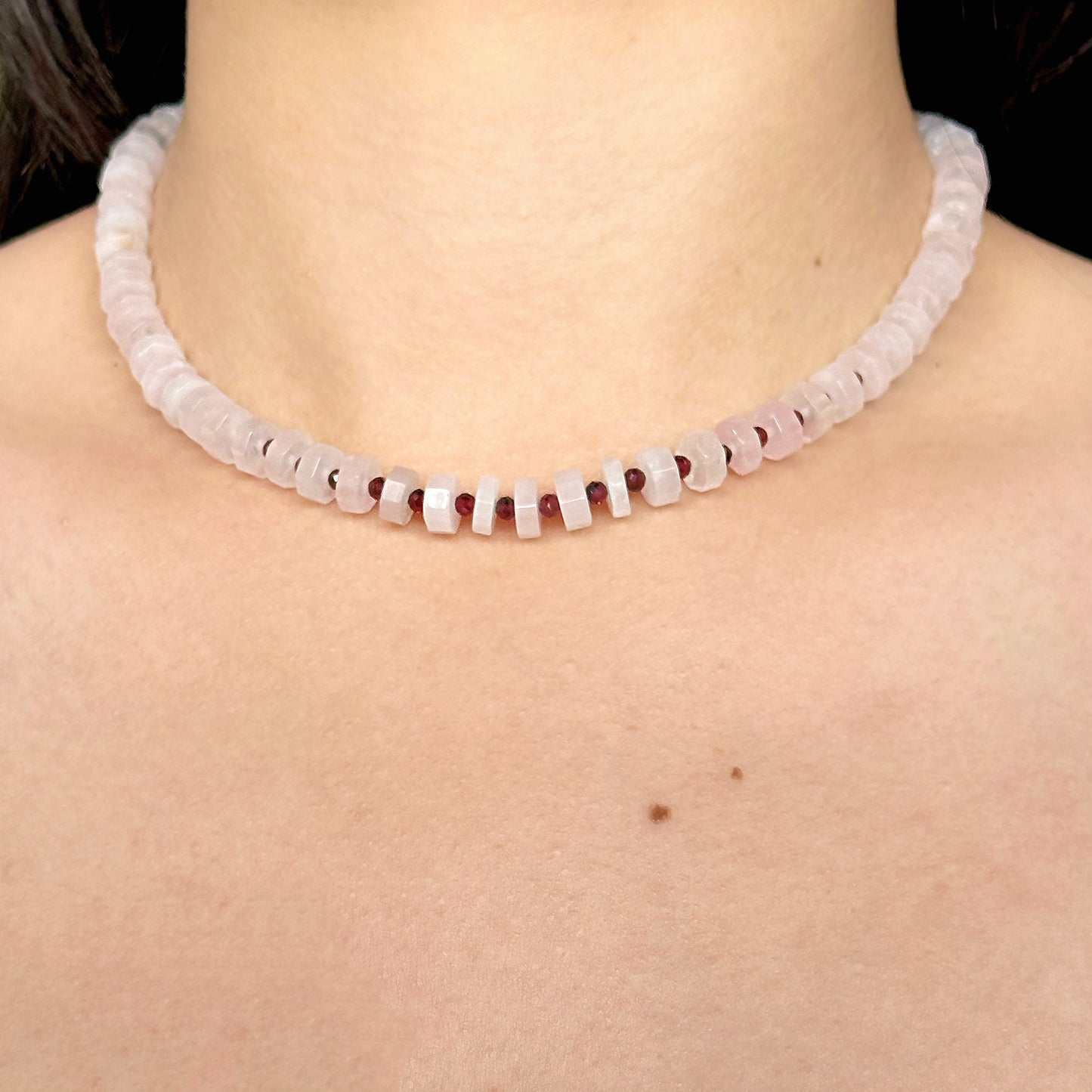 Pink Cheek Necklace
