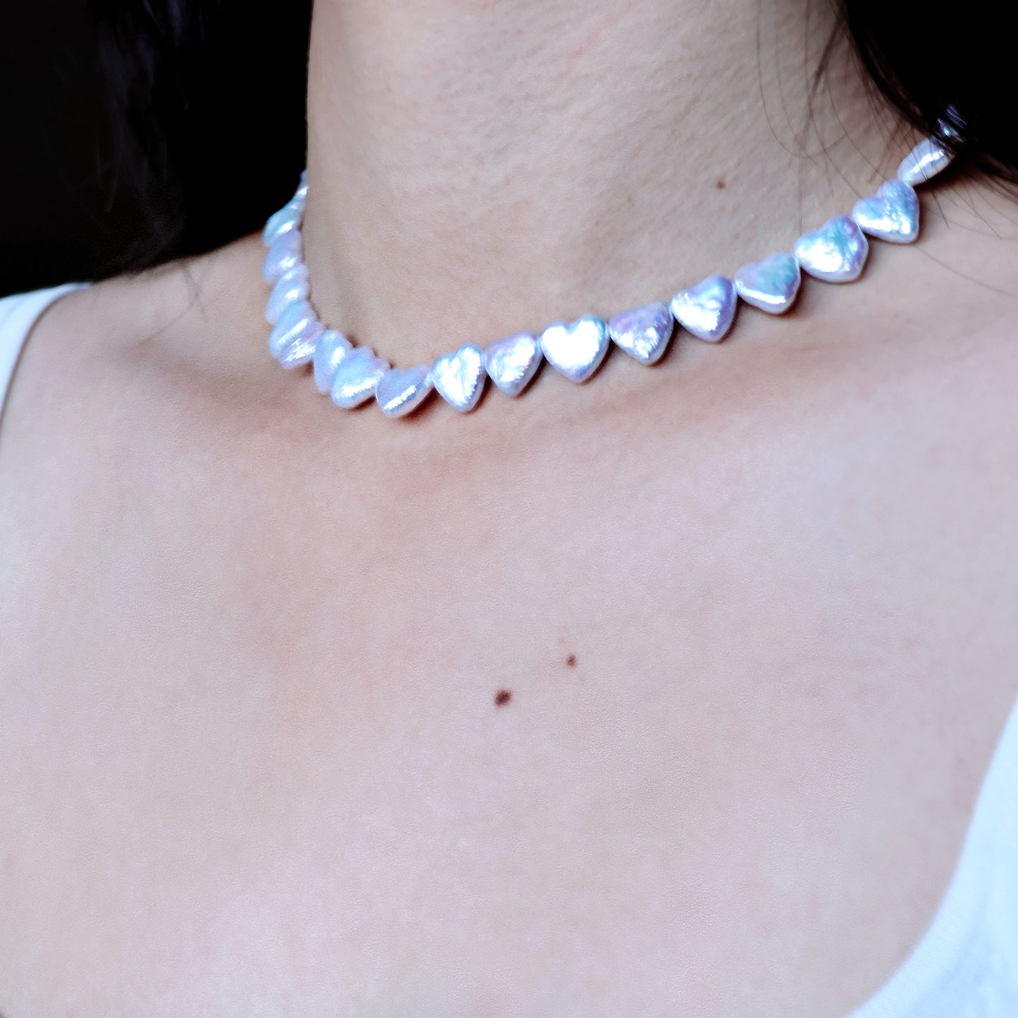Fancy Heart Baroque Pearl Necklace