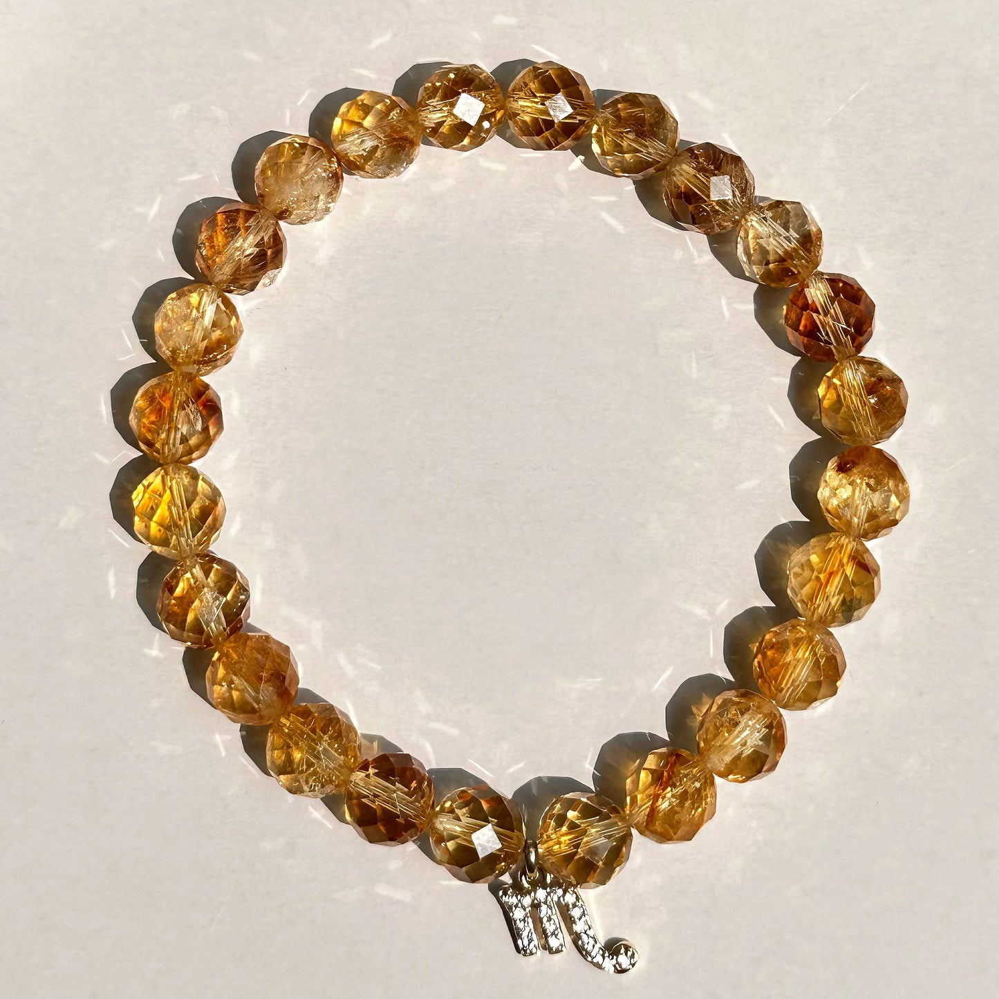 Birthstone November Citrine Bracelet